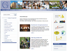 Tablet Screenshot of mdg-nienburg.de